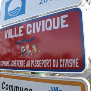 Panneau d'entrée de ville 100cm x 50 cm - classe 1