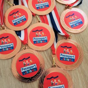Lot de 50 médailles bronze diamètre 7 cm