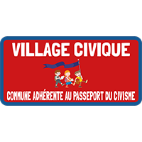 Panneau "village civique" 100cm x 50 cm - classe 1