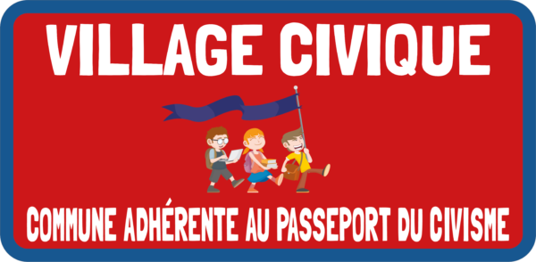 panneau "village civique" 100cm x 50 cm - classe 2